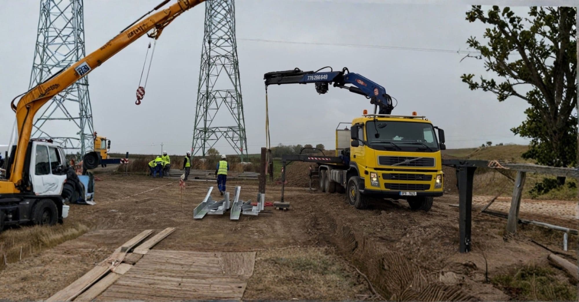 Lukas Solutions vozidlo při manipulaci